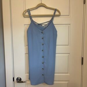 Naked Zebra Light Blue Sleeveless Top